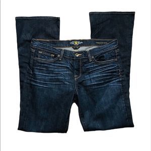 Lucky Brand Charlie Baby Boot Cut Dark Wash Jeans Size 14